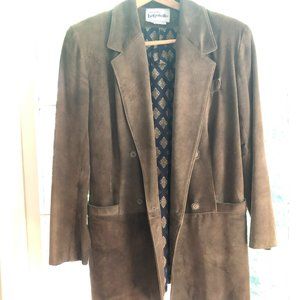 Bagatelle Olive Green Suede Blazer